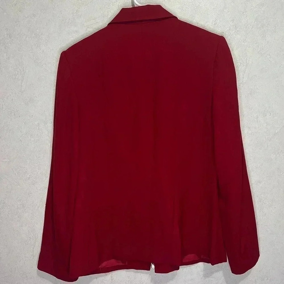 J.MCLAUGHLIN VINTAGE Red Blazer Made in USA Size 10 - Picture 5 of 10
